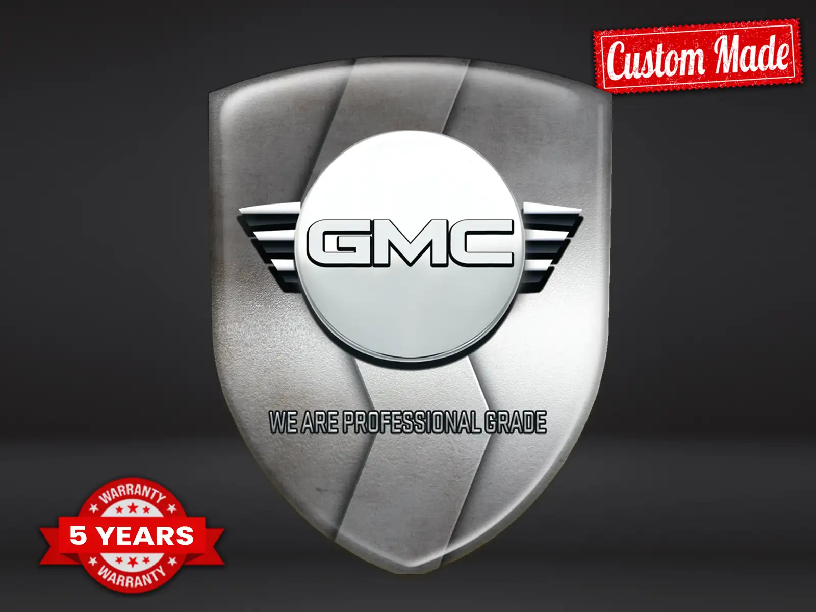 GMC Heckscheibensticker Tuning Luxus Robust Auto